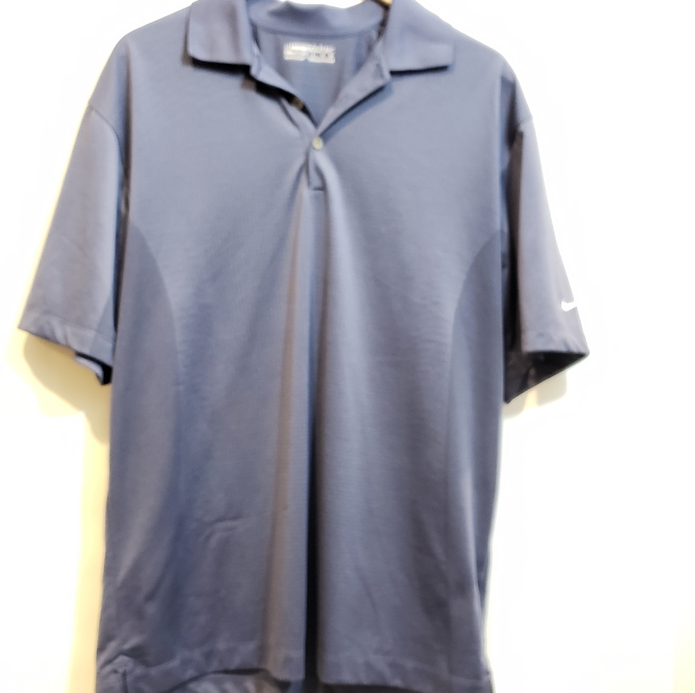 NIKE GOLF PRO FIT DRY LARGE BLUE T SHIRT
